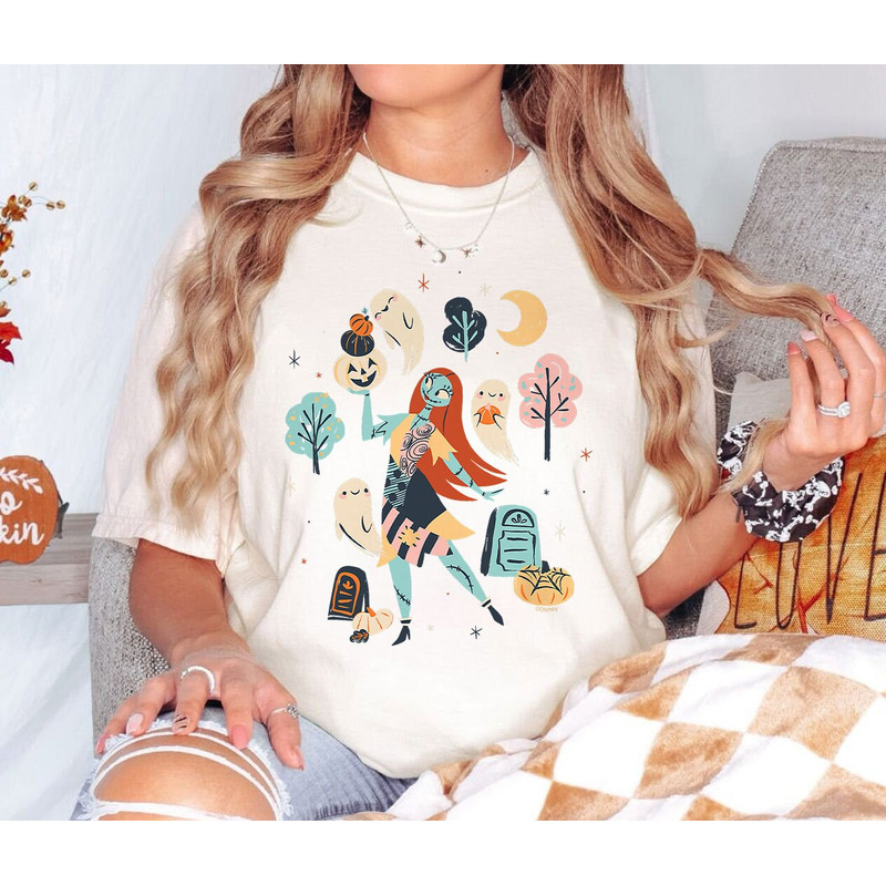 The Nightmare Before Christmas Sally Ghost Halloween Shirt Walt Disney World Shirt Gift Ideas Men Women.jpg