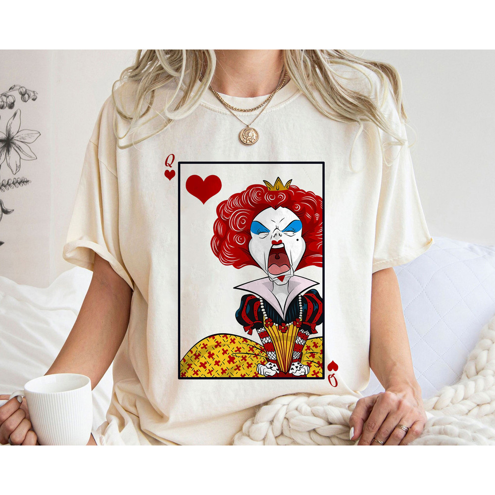 The Queen of Hearts Alice In Wonderland Halloween Costume Shirt Family Matching Walt Disney World Shirt Gift Ideas Men Women.jpg