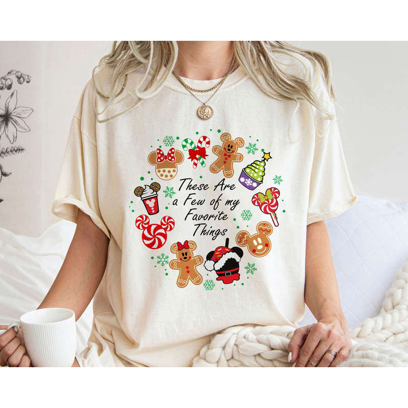 These Are a Few of my Favorite Things Shirt Disney Snacks Shirt Christmas Family Matching Shirt Gift Ideas Men Women.jpg