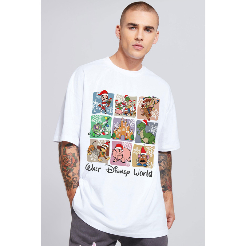 Toy Story Characters Wear Santa Hat A Very Merry Christmas Shirt Family Matching Walt Disney World Shirt Gift Ideas Men Women.jpg