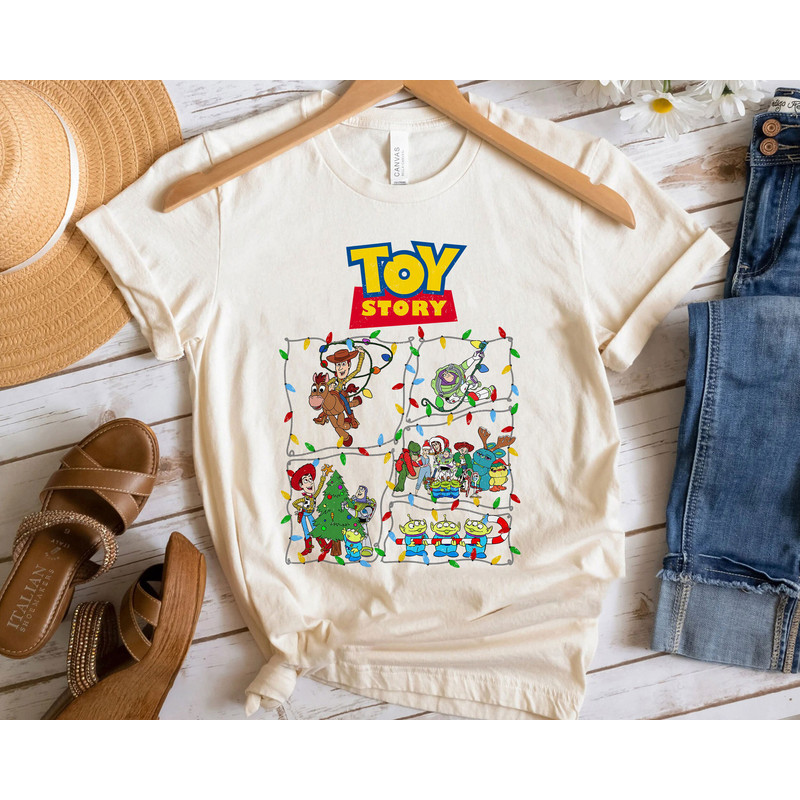 Toy Story Christmas Light Very Merry Xmas Party 2023 Shirt Family Matching Walt Disney World Shirt Gift Ideas Men Women.jpg