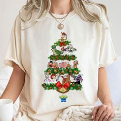 toy story xmatree christmalight bo beep jessie woody buzz bullseye shirt family ,tshirt, shirt gift, sport shirt