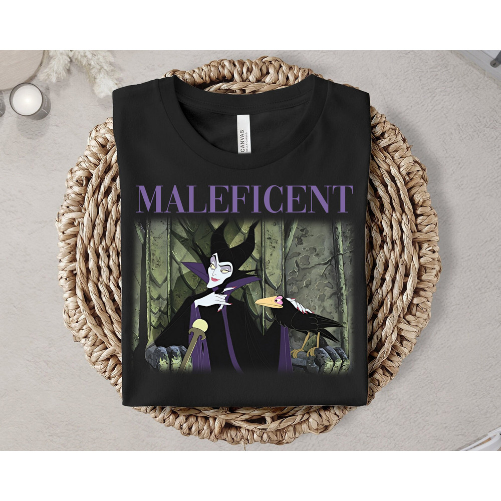 Vintage Maleficent Villain Shirt Disney Sleeping Beauty Shirt Disney Trip Matching Shirt Family Matching Tee Cool Gift Ideas Men Women.jpg
