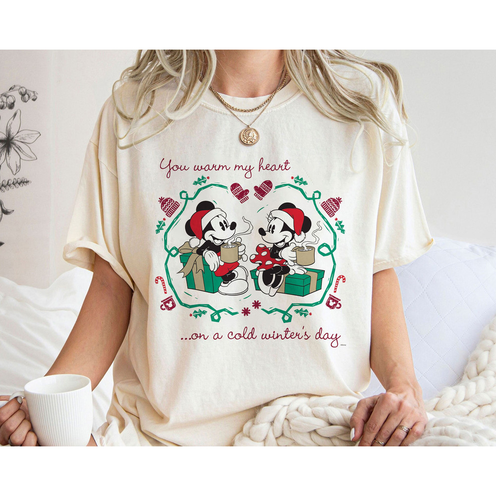 You Warm My Heart On A Cold Winter's Day Mickey And Minnie Shirt Family Matching Walt Disney World Shirt Gift Ideas Men Women.jpg