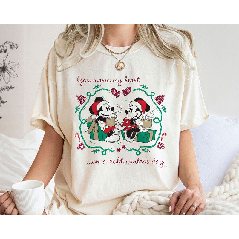 You Warm My Heart On A Cold Winter's Day Mickey And Minnie Shirt Family Matching Walt Disney World Shirt Gift Ideas Men Women.jpg