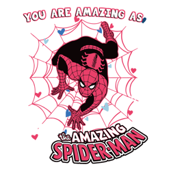you are amazing as the amazing spiderman svg