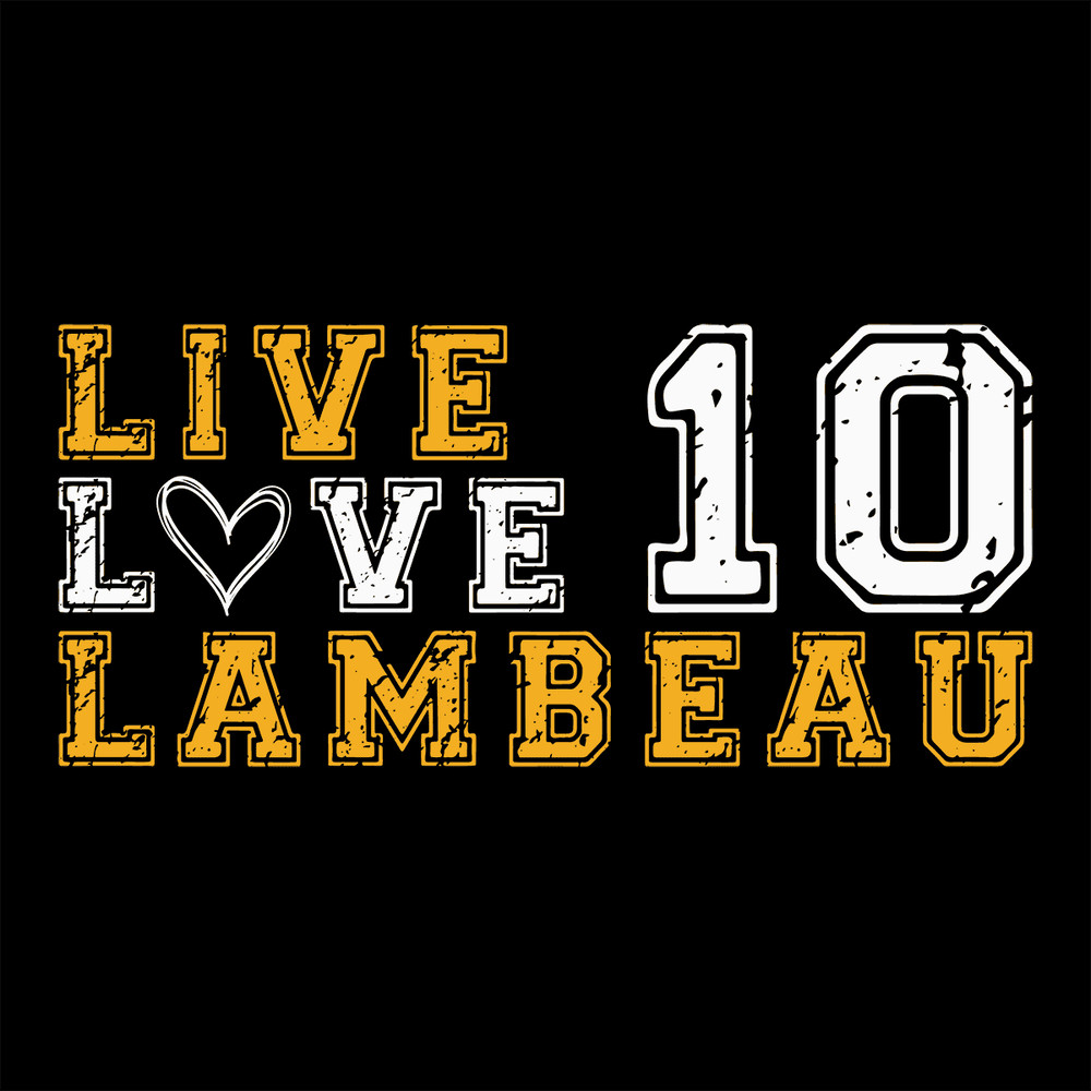 Live Love Lambeau Number 10 Packers SVG.png