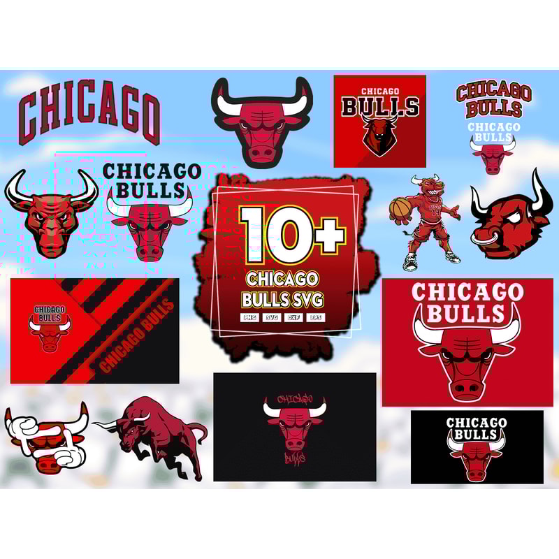10 Files Chicago Bulls Svg Bundle, Chicago Bulls NBA Svg.png