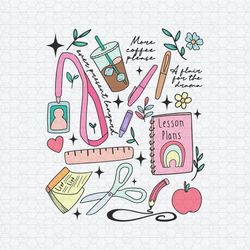 retro teacher stuff lesson plans svg