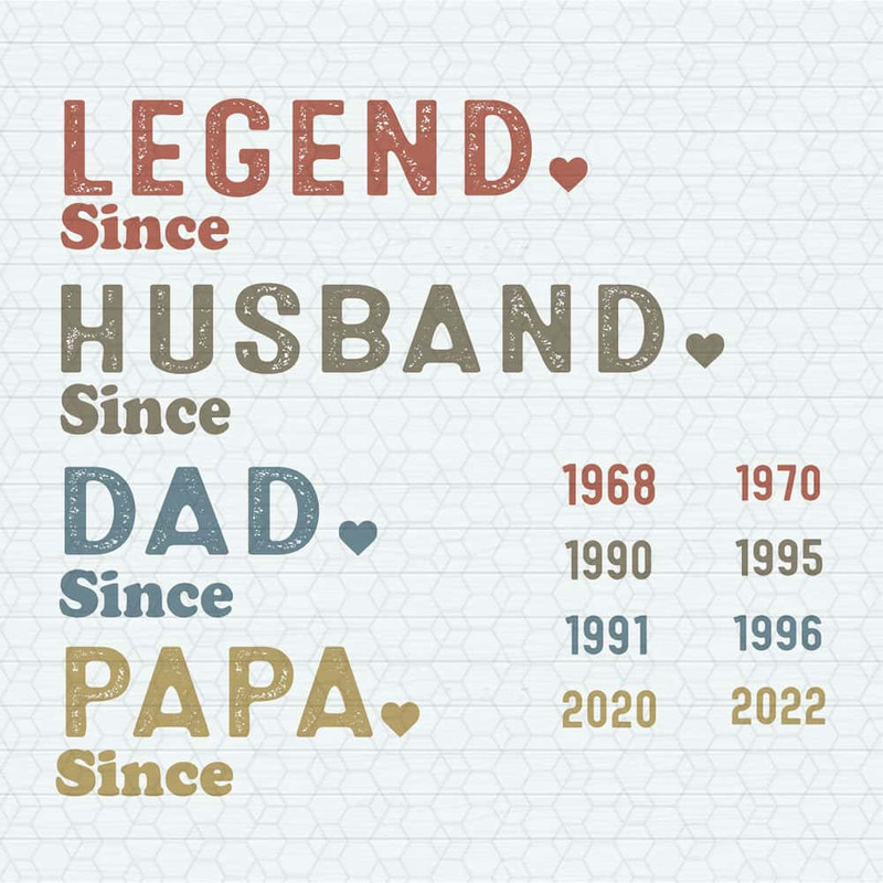 Custom Dad SVG Dad With Years SVG Papa With Year SVG Gift For Husband SVG Fathers Day SVG.jpg