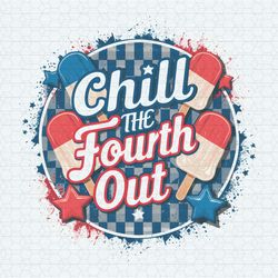 chill the fourth out patriotic ice cream png