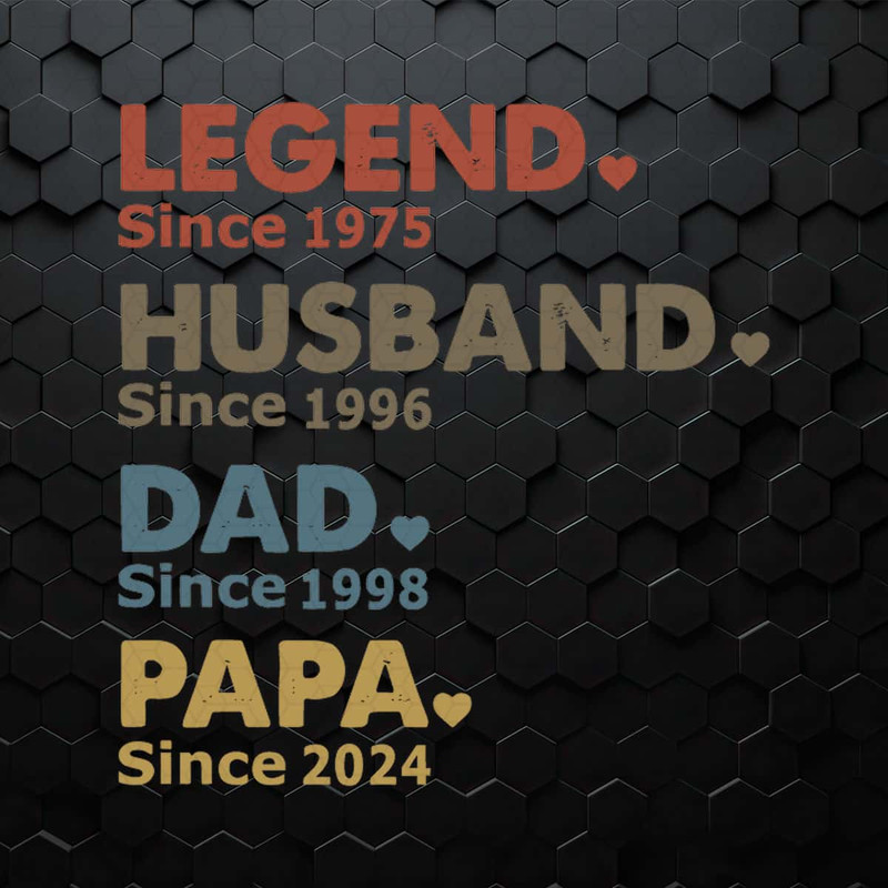 Custom Dad With Years Legend Husband Dad Papa SVG.jpg