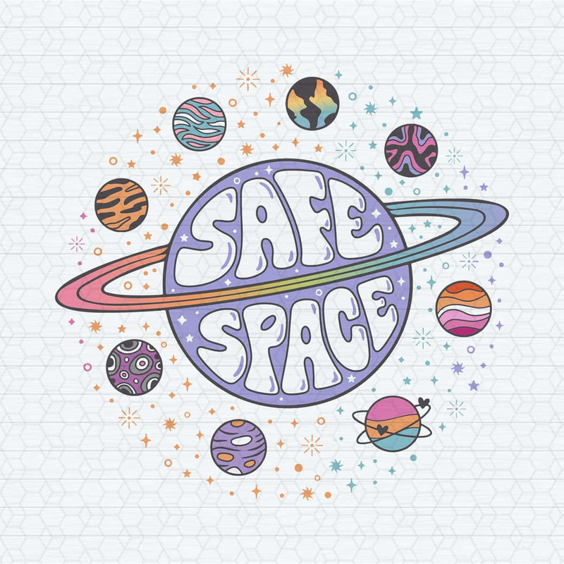 Retro Safe Space LGBTQ Support SVG.jpg