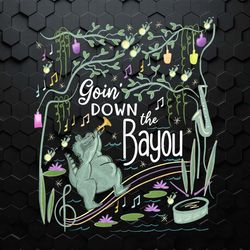 goin down the bayou tiana adventure png