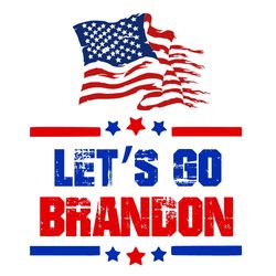let's go brandon svg brandon us flag conservative anti liberal svg