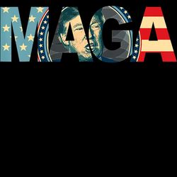 only png - trump maga american flag png donald trump png