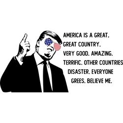 america is a great great country very good svg donald trum1p president svg happy 4th of july