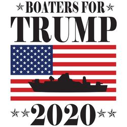 boaters for trump 2020 trending svg v21