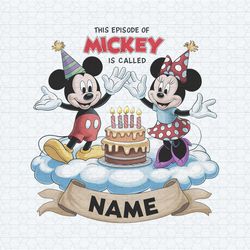 custom this episode of mickey is called birthday png1