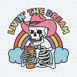 livin the dream funny sarcastic mental health trendy svg