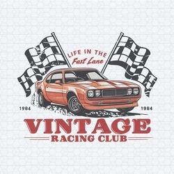 vintage design life in the fast lane 1984 png
