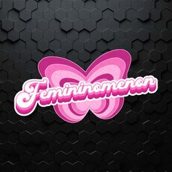 femininomenon chappell roan pink butterfly svg