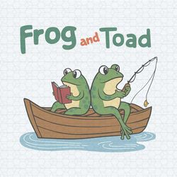 gift for book lover frog and toad book svg