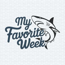 my favorite week program about shark tv svg