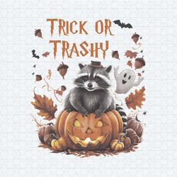 trick or trashy raccoon meme halloween png