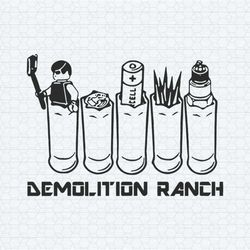 demolition ranch funny gun svg