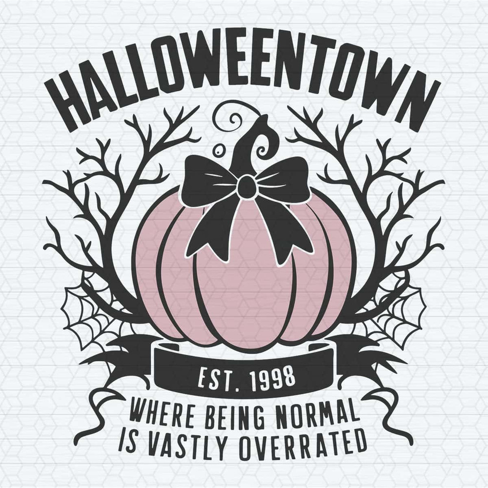 Horror Halloween EST 1998 Where Being Normal SVG.jpg