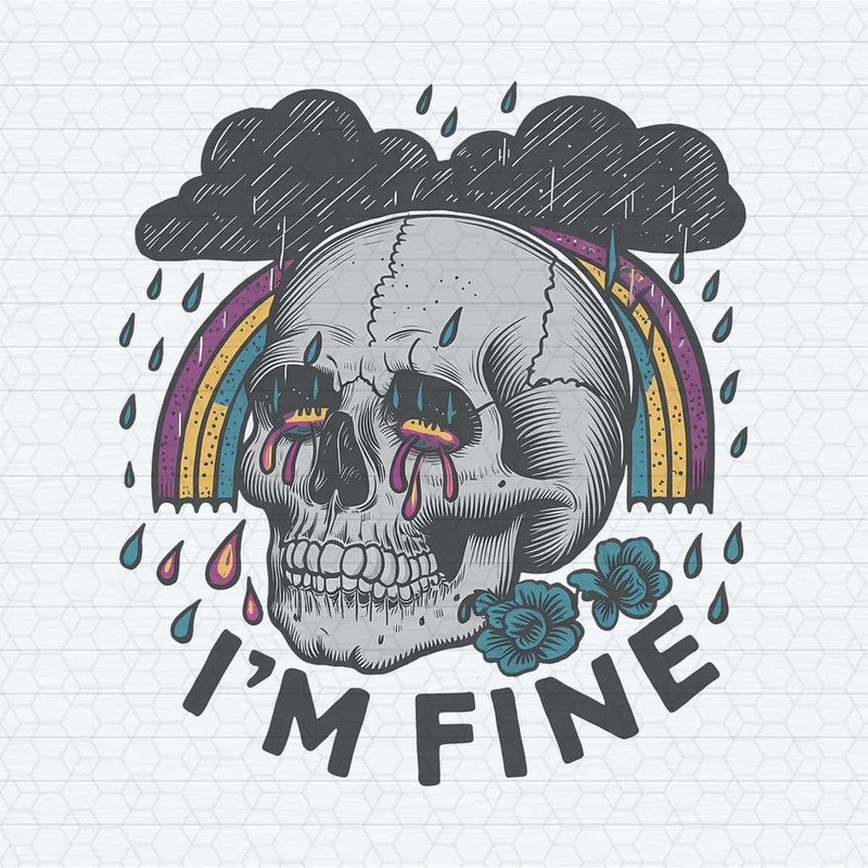 I’m Fine Skeleton Snarky Skeleton Sarcastic Funny Sublimation PNG.jpg