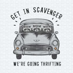 raccoon thrifting tote bags sarcastic retro vintage png