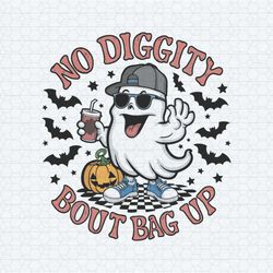 ghost no diggity bout to bag it up svg