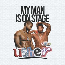 usher my man is on stage tour 2024 png