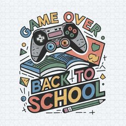 first day of school gamer over back to school png