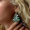 Christmas Tree Polymer Clay Earrings 1