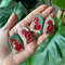 Rooster Polymer Clay Earrings 1