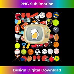 Time to watch sports - Minimalist Sublimation Digital File - Challenge Creative Boundaries