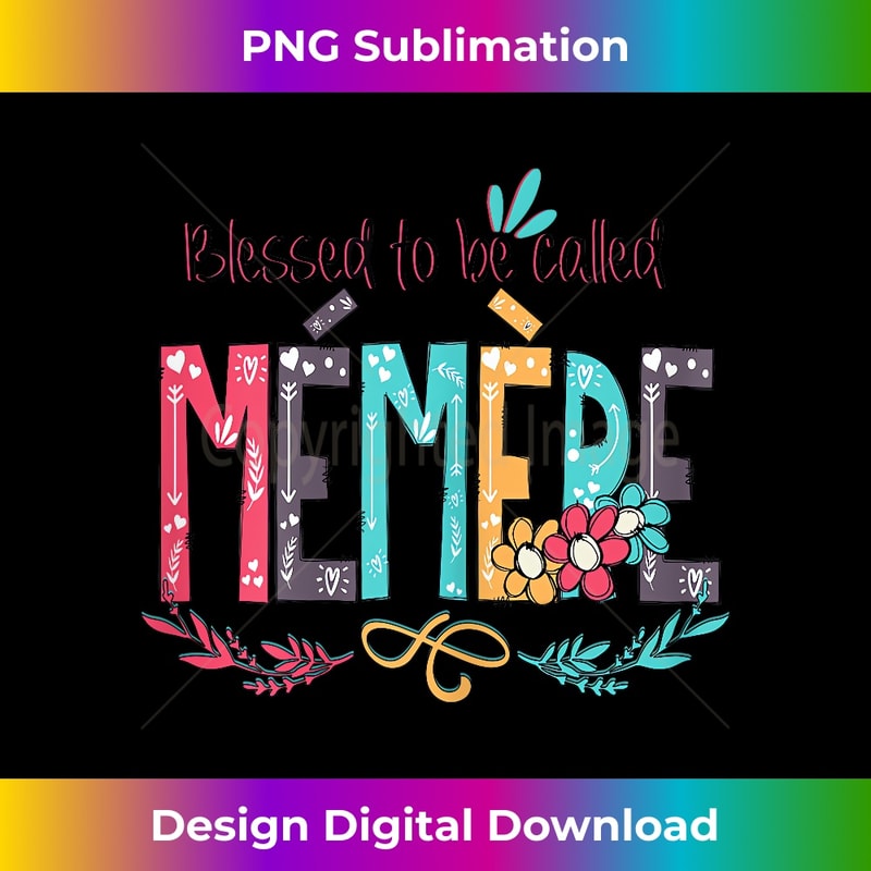 UE-20240114-2988_Blessed to be called Memere Colorful s-Grandma tee 0330.jpg