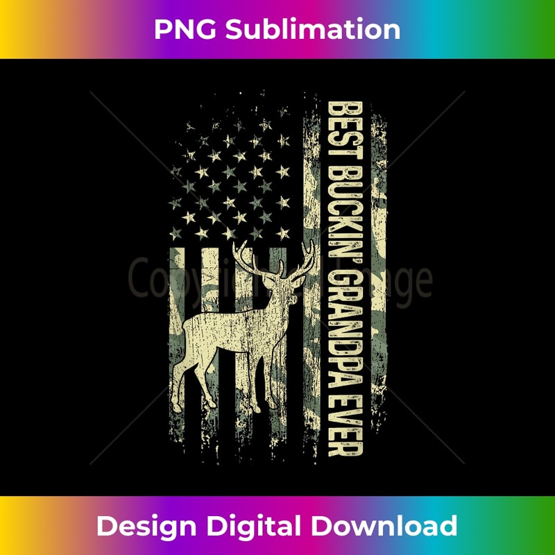 UZ-20240114-2175_Best Buckin' Grandpa Ever Camo American Flag Father's Day 0308.jpg
