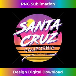 Santa Cruz California Fun 1980s Tropical Graphic - Sophisticated PNG Sublimation File - Craft with Boldness and Assurance