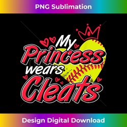 Softball Player Girls Cleats Princess Sport Parents Softball - Timeless PNG Sublimation Download - Tailor-Made for Sublimation Craftsmanship