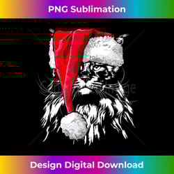 funny maine coon santa christmas cat mom present - sleek sublimation png download - spark your artistic genius