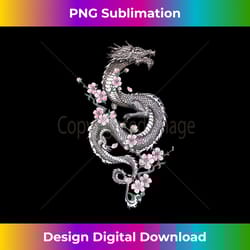 aesthetic dragon cherry blossom dragon japan retro 80u2019s - chic sublimation digital download - craft with boldness and assurance