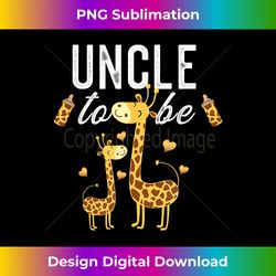 Uncle To Be Giraffe Baby Shower Cute Uncle - Vibrant Sublimation Digital Download - Lively and Captivating Visuals