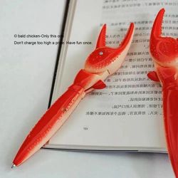 2PCS Fun Lobster Paw Ballpoint Pen Personality Crab Clip Pliers Pen