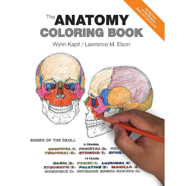 The Anatomy Coloring Book 4th Edition by Wynn Kapit Inspire Uplift