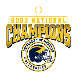 university of michigan wolverines national champions svg