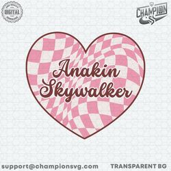 anakin skywalker star wars valentine svg